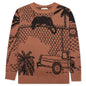 Honor The Gift Jungle Sweater - Peach