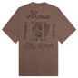 Honor The Gift Mascot Pocket S/S Tee - Brown