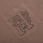Honor The Gift Mascot Pocket S/S Tee - Brown