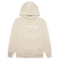 Logo Print Hoodie - Beige