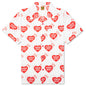 Heart Aloha Shirt - White