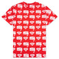 Diamonds and Dollars S/S Tee - Fiery Red