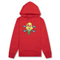 Kids Swirled Hoodie - Red