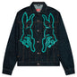 Leg Down Jacket - Raw Blue