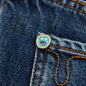 Pink Jean Short - Dark Blue