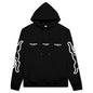 White Hoodie - Black