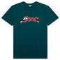 Yikes Stripes S/S Tee - Deep Teal