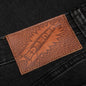 Black Running Dog Jean - Black