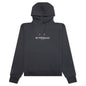 Printed Felpa Slim Fit Hoodie - Charcoal