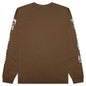 International Crew Pigment Dyed L/S Tee - Brown