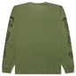International Crew Pigment Dyed L/S Tee - Olive