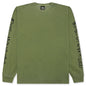 International Crew Pigment Dyed L/S Tee - Olive