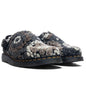 Isham Crochet Wool Suede Mules - Black