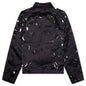 Duchess Satin Jacket With Cut-Out Detail - Black