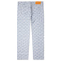 Jacquard Denim Jeans - Washed Indigo