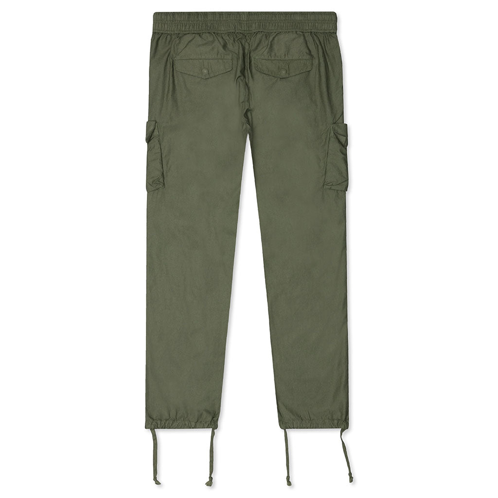 Back Sateen Cargo Pants - Olive