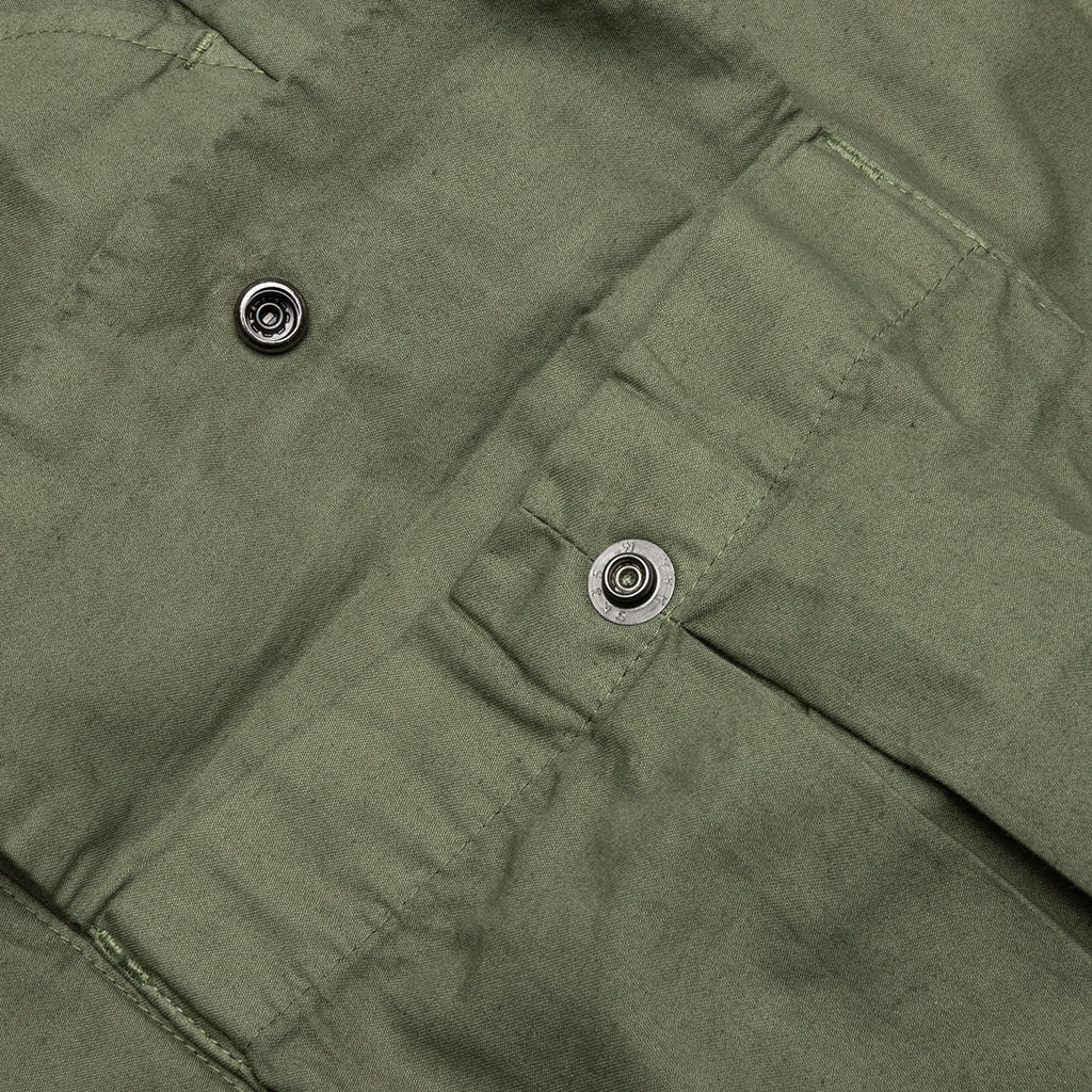Back Sateen Cargo Pants - Olive