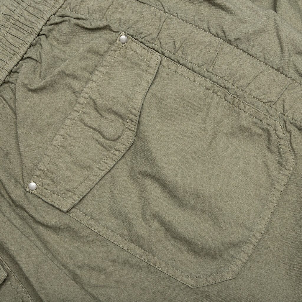 Cotton Poplin Frame Cargo - Olive