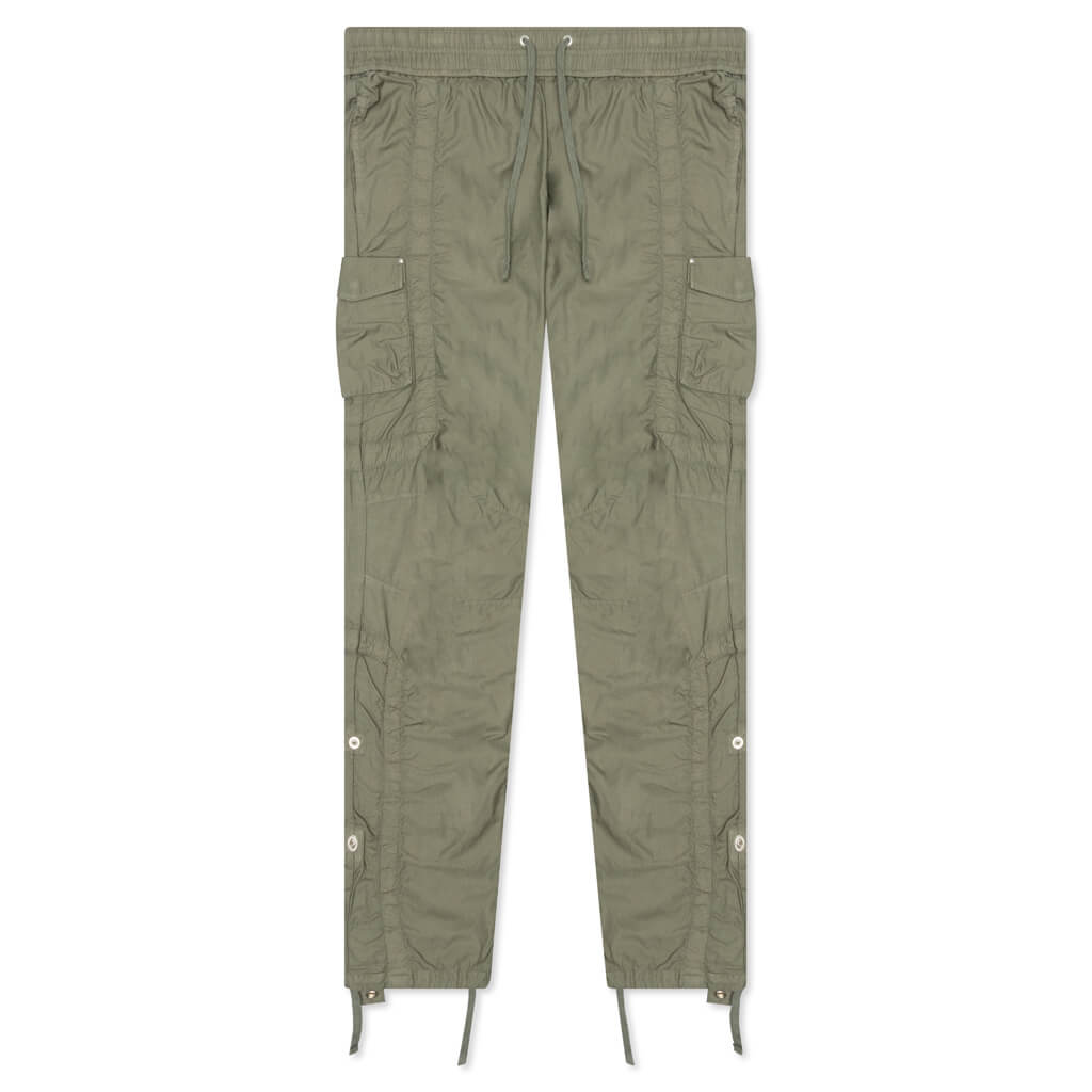 Cotton Poplin Frame Cargo - Olive