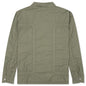 Cotton Poplin Frame Snap Overshirt - Olive