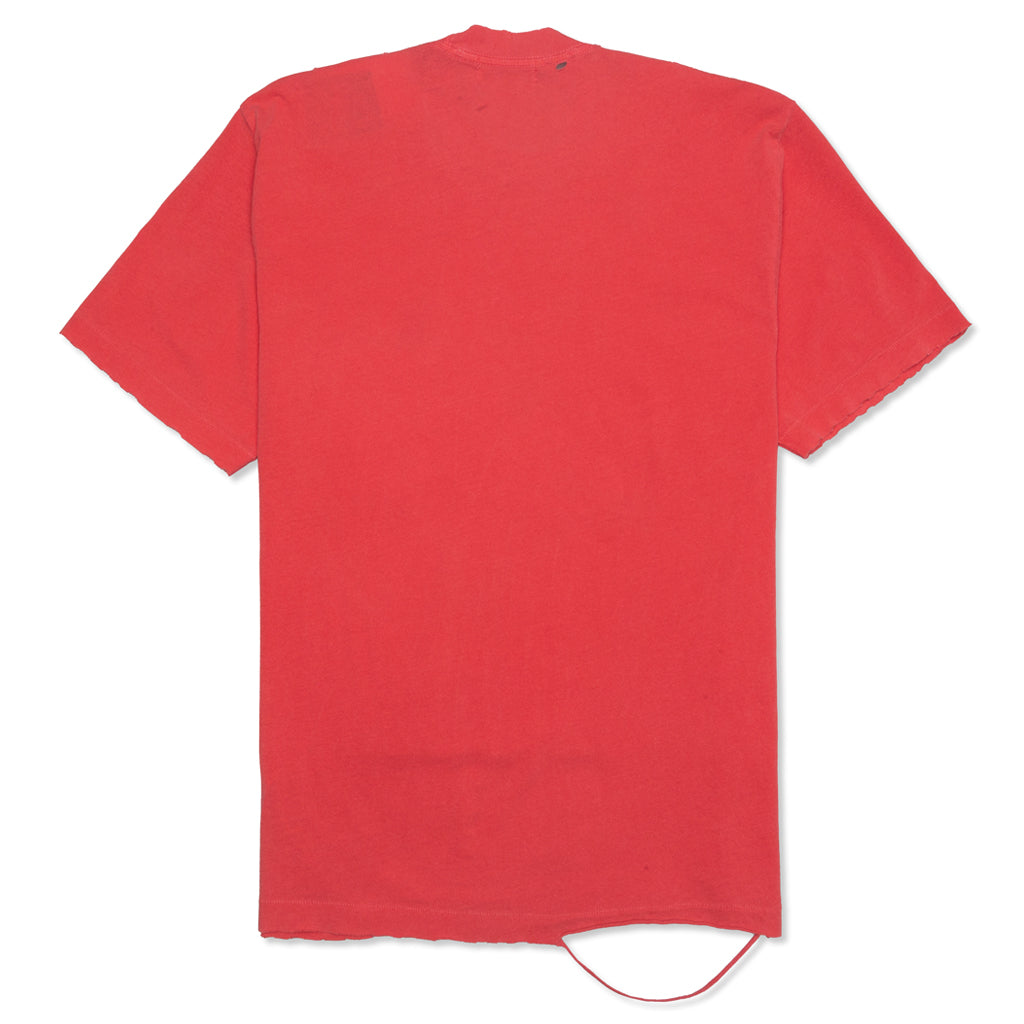 Folsom Pocket Tee - Vintage Cardinal