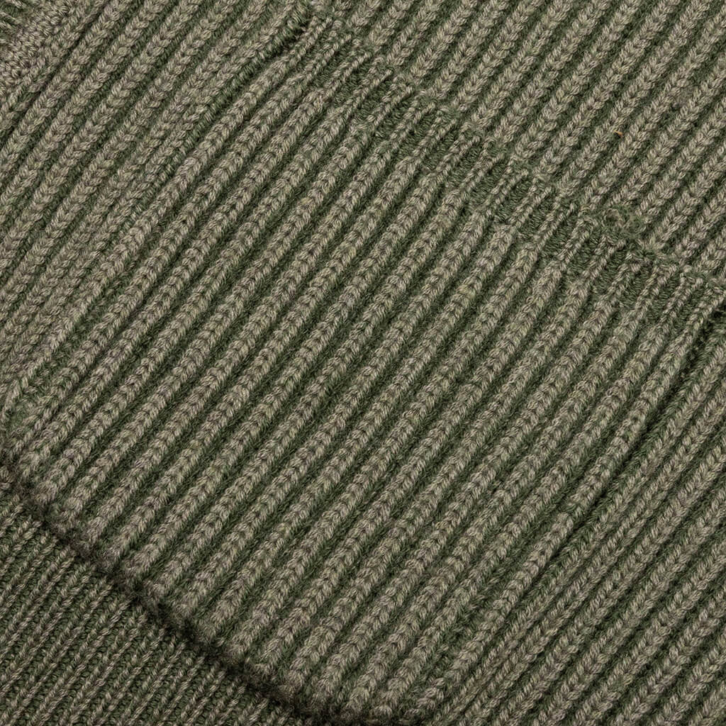 Structure Wool Knit Cardigan - Surplus
