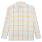 Sly Straight Hem Shirt - Blue/Yellow