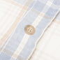 Hemi Oversized Shirt - Ivory/Blue