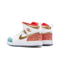 Air Jordan 1 Mid (PS) - White/Metallic Gold/University Red