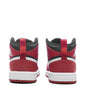 Jordan 1 Mid (PS) - Black/White/Gym Red