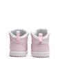 Jordan 1 Mid (TD) - Pink Foam/White/Fire Red