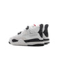 Air Jordan 4 Retro OG 'Flight Club' (TD) - Sail/Black/University Red