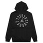 AJ11 Graphic Fleece Pullover Hoodie - Black/Reflective Silver