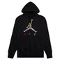 AJ3 Graphic Fleece Hoodie - Black