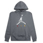 AJ3 Graphic Fleece Hoodie - Smoke Grey