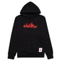 AJ4 FLC Pullover Hoodie - Black/University Red