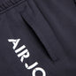 AJ4 Graphic Fleece Shorts - Black