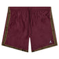 Essentails Woven Shorts - Cherrywood Red/White