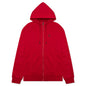 Essential Fleece Full-Zip Hoodie - Gym Red