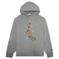 Essential Graphic Fleece Hoodie - Carbon Heather