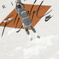 Flight Essentials '85 L/S T-Shirt - Oatmeal Heather/White