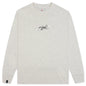 Flight Essentials '85 L/S T-Shirt - Oatmeal Heather/White