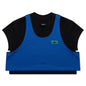 Jordan x Aleali May Women's Layered Top - Black/Game Royal