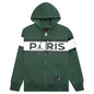 Jordan x Paris Saint-Germain Full-Zip Fleece Hoodie - Noble Green