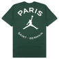 Jordan x Paris Saint-Germain Logo T-Shirt - Noble Green/White