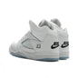 Air Jordan 5 Retro 'White Metallic' (PS) - White/Black/Metallic Silver
