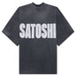 Jumbo Font Oversized Tee - Vintage Black