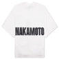Jumbo Font Oversized Tee - White