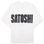 Jumbo Font Oversized Tee - White