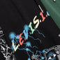 Television Split Jersey Shorts - Black/Green